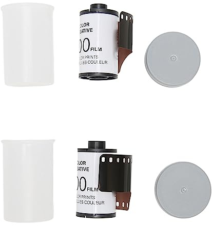 Pellicola a colori per macchine fotografiche 35 mm, 2 rullini, ISO 200, pellicola negativa a colori ad alta saturazione HD, 8 esposizioni per rullino, compatibile con fotocamere