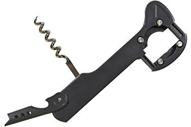 Jocca sacacorchos con abridor de Botella, Color Gris