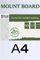 Strohpappe / Pappkarton, Bastelbedarf, A4-Format, 1,5 mm dick, Weiß (beidseitig), 10 Bögen