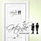 Grandora WC Aufkleber Getränke Rückgabe Mann Frau I hellblau (BxH) 20 x 11 cm I Badezimmer Toilette Wandsticker Wandaufkleber Sticker Wandtattoo W5443