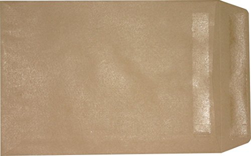 25 Stück Versandtaschen Briefumschläge Umschläge B5 braun selbstklebend ohne Fenster 250x176 mm SK