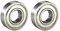 sourcing map 2 Stück 6001ZZ Kugellager Doppelschild 12 mm x 28 mm x 8 mm Rillenkugellager
