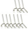 TheBigFish - 9X Metall Anti Tangle gebogen - 12cm