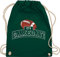 Turnbeutel Rucksack - It's Gameday Vintage Football - Unisize - Dunkelgrün - sports bag american+football+tasche sport beutel american tasche footballfans turnsackerl geschenke für fans
