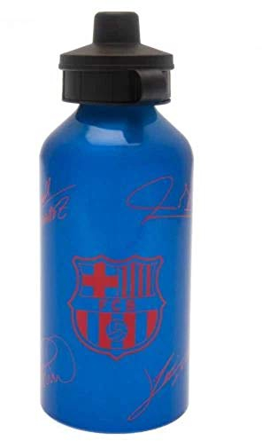 FC Barcelona Aluminium Sport Trinkflasche bedruckt Signatures SG