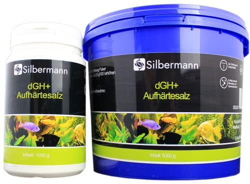 Silbermann GH Plus, Wasser Aufhärter DGH, Aufhärte-Salz, Erhöhung der Gesamthärte im Aquarium oder Gartenteich (1000 ml)