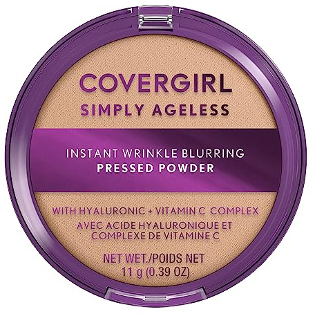 Covergirl Simply Ageless Instant Wrinkle Blurring Pressed Powder, Classic Ivory, 0.39 Oz