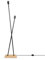 Paco Home Stehlampe Vintage E27 Wohnzimmerlampe Stehleuchte Industriell Design Modern LED Lampe Retro Schlafzimmer Holz