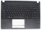 fqparts Replacement Laptop Upper Case Cover C Shell & Keyboard For ASUS P453 P453MA Black US English Layout Small Enter Key Layout