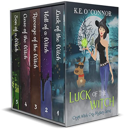 Crypt Witch Collection (fun cozy witch paranormal mystery series) Books 1-5 (Crypt Witch cozy witch mystery anthologies Book 1)