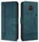 Bravoday Cover per Xiaomi Redmi Note 9 PRO/Redmi Note 9 PRO Max/Redmi Note 9S, Flip Custodia in Pelle PU Portafoglio Custodia, con Slot per Schede, Verde