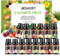 Aeshory 14 x 5ml Fruchtig Ätherische Öle Set für Diffuser, Naturrein Aromatherapie Duftöl Aroma Öl Geschenkset für Seife, Kerzen, Kosmetik, Luftbefeuchter, SPA - Erdbeere, Apfel, Kirsche, Mango