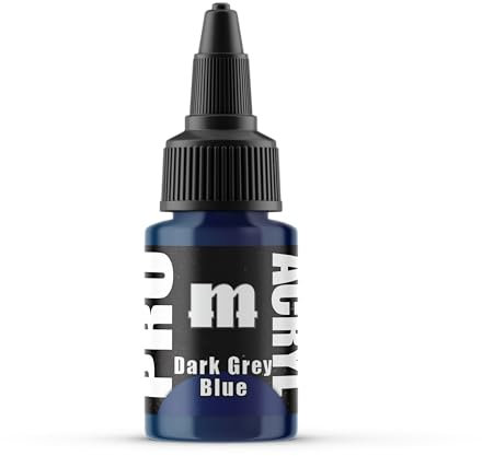 Monument Hobbies Pro - Pintura acrílica (22 ml), color gris oscuro