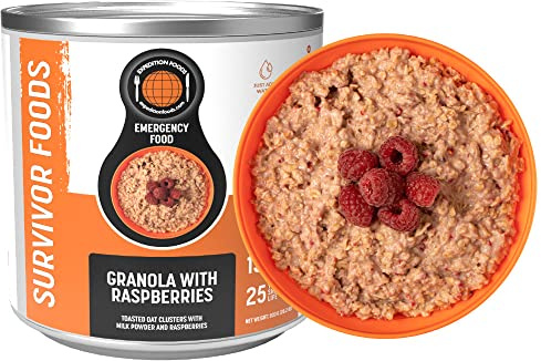 Granola with Raspberries (Survivor Foods Range)