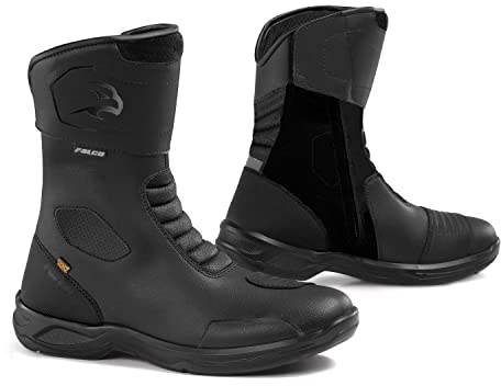 FALCO Liberty 3 Stivali da moto impermeabili (Black,46)