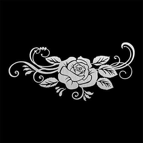 MACMRD Auto Aufkleber 15 cm * 7 cm Auto Aufkleber Rose Vinyl Tür Fenster Dekoration Auto Aufkleber Aufkleber Für Auto Produkte Auto Zubehör