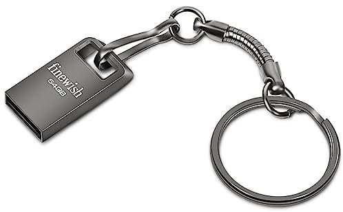 Geweo Chiavetta USB 2.0 64 GB, Mini Chiavetta USB 64 GB USB Key 64GB Penna USB 64GB USB Flash Drive 64 giga per Laptop, PC, Auto, Smart TV ect.(Grigio) (B0CC8SJHX5)