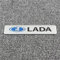 PartyUnix 3D Metall Embleme Sticker Auto Körper KofferraumtüR Chrom Abzeichen Dekoration für Lada ufkleber Logo,C