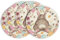 Artoid Mode Blumen Hase Osterei Ostern 6er Set Platzsets, 37cm Frühling Küche Tisch Dekoration Drinnen Urlaub Party Dekor