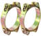 sourcing map 2Pcs T-Bolt Hose Clamps, 80-90mm/3.15-3.54 ID Range, Carbon Steel Radiator Hose Clamp Intake Clamp for Truck Exhaust