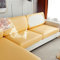 ZIAYI Wasserdichter Sofa-Sitzkissenbezug für Wohnzimmer, PU-Leder, ölbeständig, Kratzfest, Couchbezug, Sitzkissen, waschbar, 1 Stück, Gelb, 1 Stück, Größe vergrößern: S