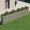 ARKEM Gabionen-Hochbeet Verzinktes Eisen 540x50x100 cm Gabione Gravel Grid Hochteich