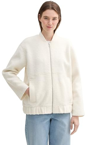 TOM TAILOR Denim dam blazer, 35880 - Light Cream Beige Boucle, S