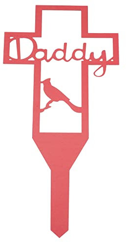 Sosoport Metallkreuz Yard Stake Dekoratives Gartenschild Friedhofsdenkmal Stake Für Osterdeko Im Freien