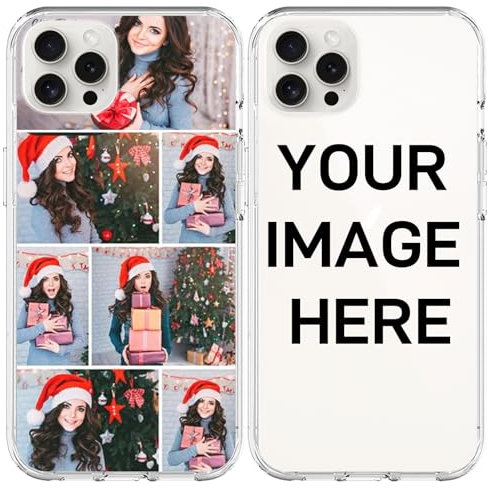 Generic Personalized Multiple Pictures/Photos Customized Gift Custom Phone Case for iPhone 15 14 13 Pro Max Mini 12 11