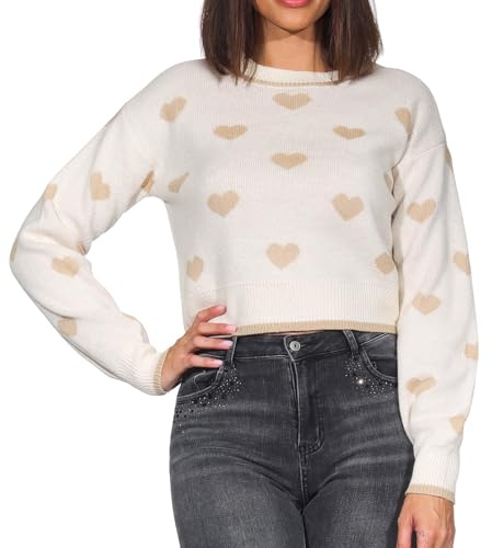 JDY Damen Jdyromance L/S Jacq. Pullover KNT Noos Strickpullover, Birch, XL