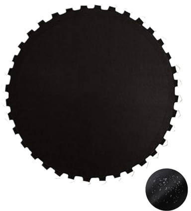 Trampoline Mat Round Mesh Trampoline for 6ft 8ft 10ft 12ft 13ft 14ft 15ft 16ft replacement trampoline mat Hook Buckle Jumping Bed Spring Pull Tool(Size:12ft 366cm 80 Rings)