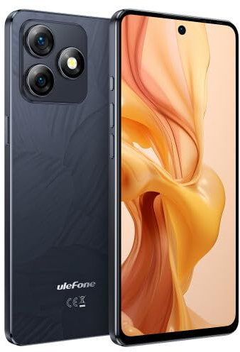 Ulefone 5G Smartphone Note 18 Ultra, Caméra 50MP+50MP+32MP, Dimensity 720 12Go RAM+256Go ROM, Téléphone Portable Déverrouillé Android 13 Double SIM, 6,78'' FHD+, Emetteur Infrarouge, GPS NFC Noir