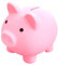 GGTTNRT Tirelire cochon Piggy pièce de monnaie Tirelire pour enfants pour décoration de la maison, cadeaux d'anniversaire, Noël, Halloween (rose)