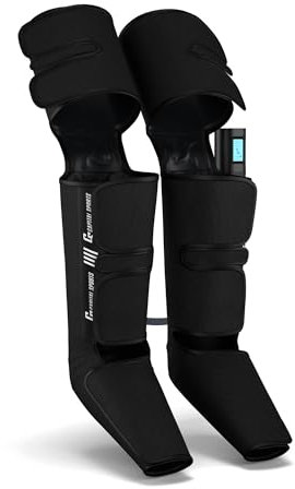 Capital Sports ReCrest Beinmassagegerät – Ganzkörper- und Fußmassage mit Wärme, 6 Modi, 3 Intensitäten, 4 Druckkammern zur Muskelentspannung, Fernbedienung & Automatischer Timer