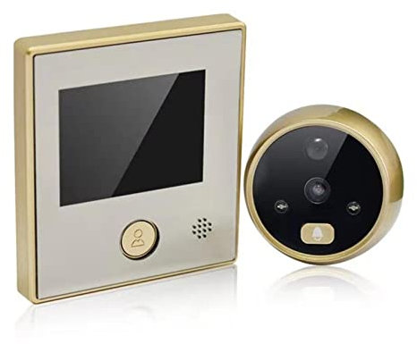 EDEDE Wireless Video Doorbell Camera, Visual Doorbell Camera IR Night Vision Intercom Door Bell Viewer Smart Video Peephole Digital Door Eye Security for Home Security