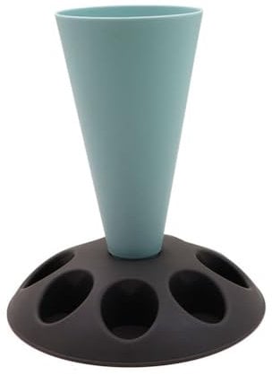 Okeeyseda Cake Decorating Pastry Tool with 8 Slots Nozzles, Plastic Pastry Bag Stand for Cake Decorating Kit D