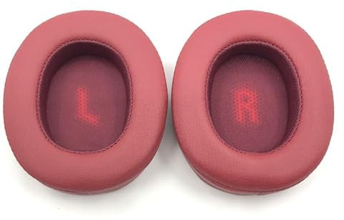 Cuscinetti auricolari Cuffie per JBL E55BT, adatto per JBL E55BT schiuma cuffia copre auricolare Caso della copertura (Rosso)