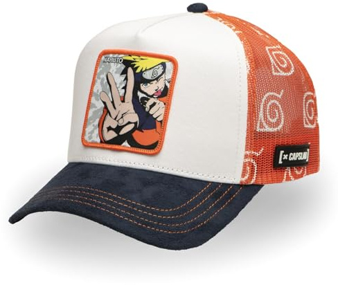 Capslab Naruto Trucker Cap Basecap Baseballcap Truckercap Meshcap Damen/Herren - Snapback, mit Schirm Frühling-Sommer Frühjahr Sommer