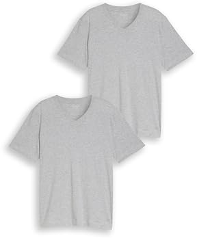 Tom Tailor Herren T-Shirts mit V-Ausschnitt im 2er-Pack