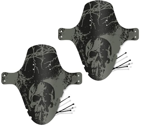Riesel Design - MTB Schutzblech (2er Set) – Mountainbike Mudguard Kol:OSS | XL MTB Schutzblech inkl. Kabelbinder - Mountainbike Schutzblech als Spritzschutz für Radgrößen 26-29 Zoll Made in Germany