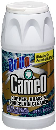 Brillo Cameo Copper, Brass & Porcelain Cleaner, 10 Ounce (Pack of 1)