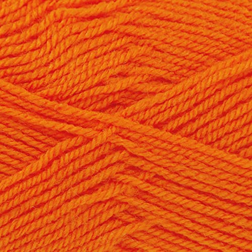 King Cole Dollymix DK Yarn | 25g Ball | Premium Acrylic Double Knitting Wool for Toy Making, Amigurumi and Colourful Crafts (144 Orange)