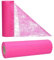 AmaCasa Vlies Tischband Tischläufer für Hochzeiten, Kommunionen, Taufen und Allen Feierlichkeiten Maße: 23cm/25m Rolle (Pink, Vlies)