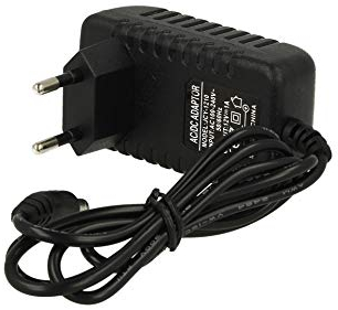 Transformator Netzteil mit Stecker für Haussteckdose AC220V auf DC 12V 1A 12W Farbe Schwarz
