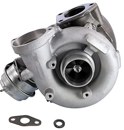 BESTPRICE 1x Turbolader inkl. pneumatischer Druckdose, Kompatibel mit BMW 5er (E60), 5 Touring (E61), 7 (E65. E66. E67)