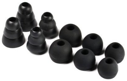 DIVISTAR 4 Sizes Replacement Earbuds Tips Ear Gels Bud Cushions for Lg Tone Hbs-700 & Tone + Hbs-730 Bluetooth Stereo Headset