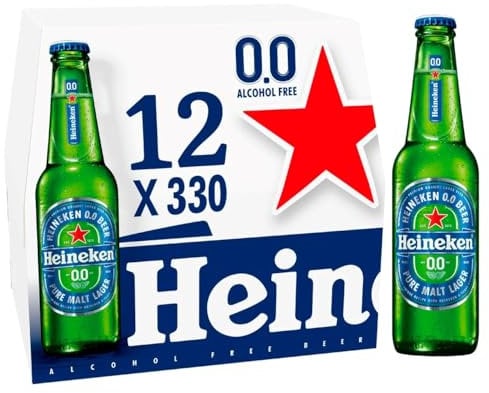 Heineken 0.0 Alcohol Free Beer Bottle 12 X 330Ml
