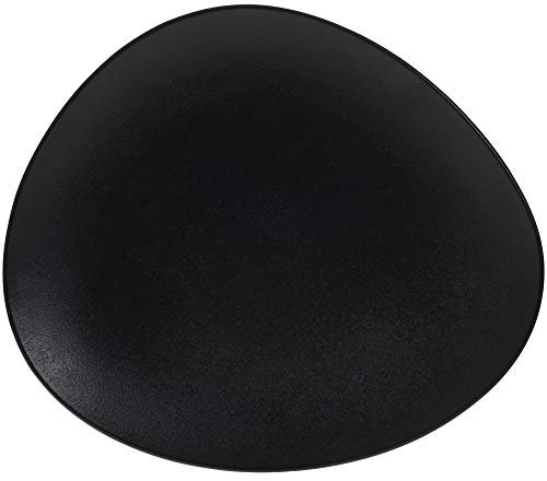 SECRET DE GOURMET Teller GALET, 33 cm, schwarz, Farbe:schwarz