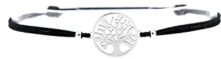 Made by Nami Bracelet Élastique pour Filles et Femmes - Bracelets d'Amitié Élastiques pour Meilleure Amie et Mère - Porte-bonheur et Talisman - Cadeau de Saint-Valentin (Arbre de Vie)