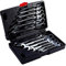 Set Chiavi Cricchetto Combinate, Set di chiavi inglesi a cricchetto 8-19 mm, 12 Pezzi Chiave a cricchetto con cassetta